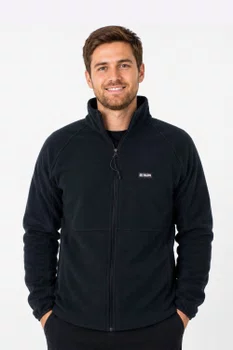 Jaqueta Fleece HUPI Masculina Preta