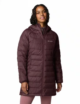 Jaqueta Columbia Feminina Powder Lite II Mid Roxa Jaqueta Columbia Feminina Powder Lite II Mid Roxa