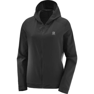 Jaqueta Salomon Fit Hoodie II Feminina Preta