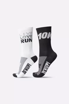 Kit 02 Pares Meia Corrida HUPI 10K e Live Love Run