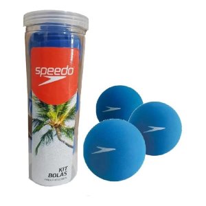 Kit 03 Bolas para Frescobol Speedo Azul
