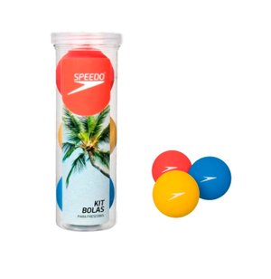 Kit 03 Bolas para Frescobol Speedo Colors