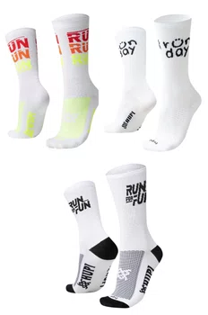 Kit 03 Pares Meia Corrida HUPI Tamanho LT 34-38 Branco