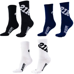 Kit 03 Pares Meia para Corrida Hupi Meia Maratona Ultra 21K