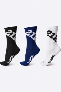 Kit 03 Pares Meia para Corrida Hupi Meia Maratona Ultra 21K