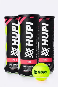 Kit 03 Tubos Bola Tênis HUPI Pró