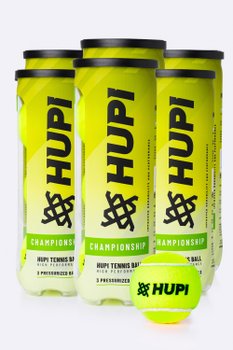 Kit 06 Tubos Bola Tênis HUPI Championship
