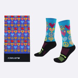 Kit 1 Bandana HUPI Hippie e 1 Par de Meias Hippie LT para pés menores 34-38 HUPI