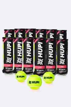 Kit 12 Tubos Bola Tênis HUPI Pró