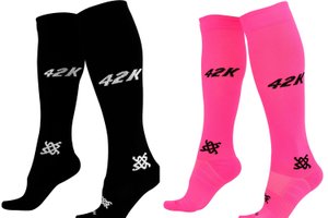 Kit 2 Meias HUPI Longa Preto e Rosa 42K