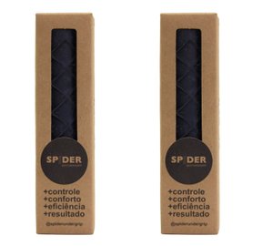 Kit 2x Undergrip Spider para Raquetes Preto normal com copo