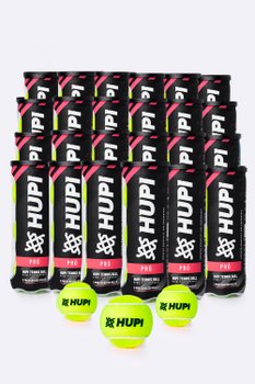 Kit 24 Tubos Bola Tênis HUPI Pró