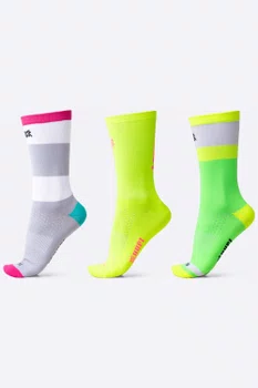 Kit 3 Meias HUPI Glow Run
