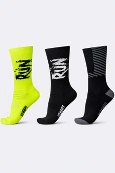 Kit 3 Meias HUPI Run Boost