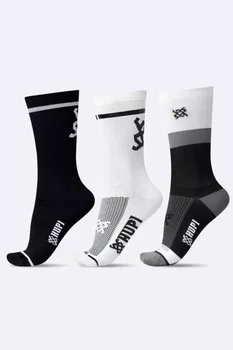Kit 3 Meias HUPI Run Neutral