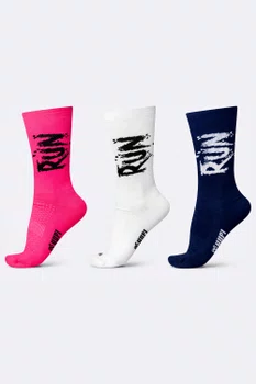 Kit 3 Meias HUPI Run Style