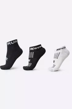 Kit 3 Meias Running Pro HUPI Cano Curto