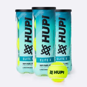 Kit 3 Tubos Bola Padel HUPI Elite X