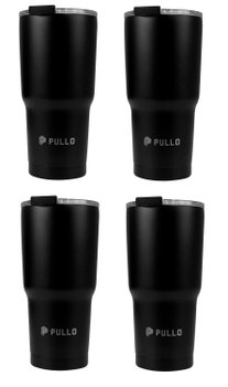 Kit 4 Copos Térmico Pullo Gump 600ML Preto