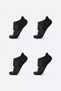 Kit 4 Pares Meia para Corrida HUPI Invisível Preto