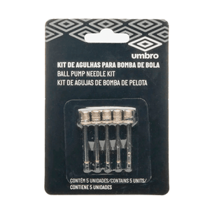 Kit 5 Agulhas para Bomba de Bola Umbro