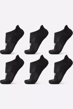 Kit 6 Pares Meia para Corrida HUPI Invisível Preto