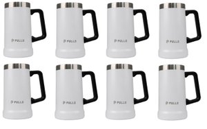 Kit 8 Canecos Térmico Pullo Prosit 700ML Branco