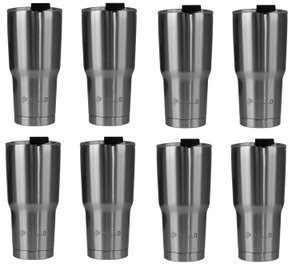 Kit 8 Copos Térmico Pullo Gump 600ML Inox