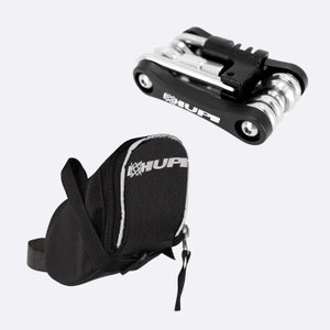 Kit Bolsa de Selim HUPI Trip e Canivete HUPI MT-002 12 Funções