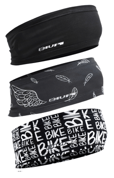 Kit com 3 Testeira Headband Faixa de Cabeça Hupi Asas Bike Kit com 3 Testeira Headband Faixa de Cabeça Hupi Asas Bike