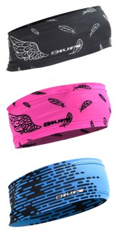 Kit com 3 Testeira Headband Faixa de Cabeça Hupi Asas Bio Kit com 3 Testeira Headband Faixa de Cabeça Hupi Asas Bio
