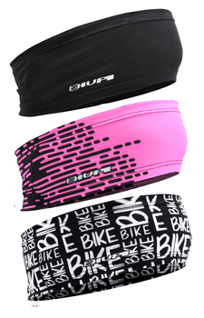 Kit com 3 Testeira Headband Faixa de Cabeça HUPI Bike Kit com 3 Testeira Headband Faixa de Cabeça HUPI Bike