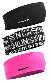 Kit com 3 Testeira Headband Faixa de Cabeça HUPI Run Rosa Kit com 3 Testeira Headband Faixa de Cabeça HUPI Run Rosa