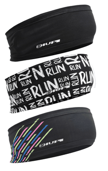 Kit com 3 Testeira Headband Faixa de Cabeça Hupi Run Run Kit com 3 Testeira Headband Faixa de Cabeça Hupi Run Run