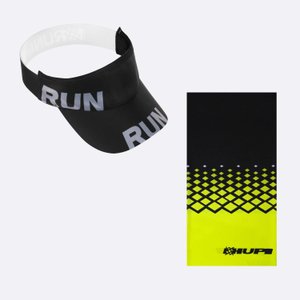 Kit Corrida Viseira e Bandana -Trento Amarelo Kit Corrida Viseira e Bandana -Trento Amarelo