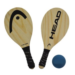 Kit Frescobol Tênis de Praia HEAD 2 Raquetes 1 Bolinha