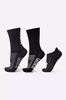 Kit Meia Corrida Preta HUPI