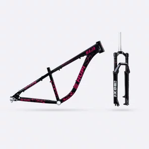Kit Naja V9 e Suspensão 120mm - Preto/Pink