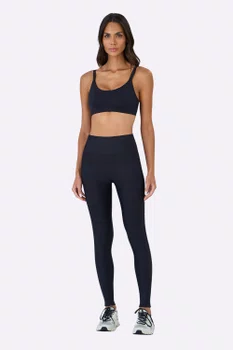 Legging Elástico Personalizado Alto Giro Feminina Preta