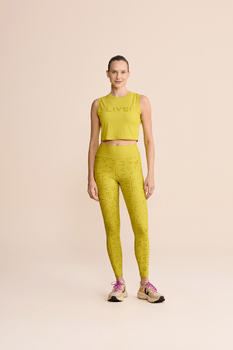 Legging Icon Hydefit Adaptiv Verde Limão