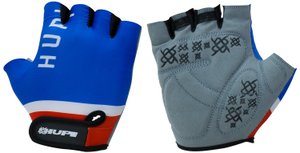 Luva Ciclismo HUPI Eco Dedo Curto Blue Ribbon