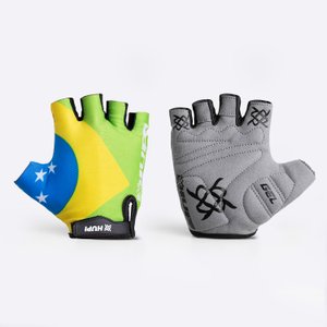 Luva Ciclismo HUPI Eco Dedo Curto Brasil