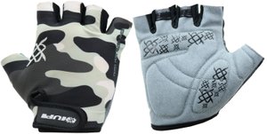 Luva Ciclismo HUPI Eco Dedo Curto Camo