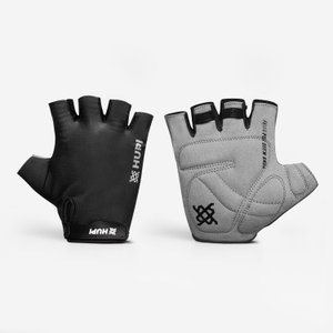 Luva Ciclismo HUPI Tour Dedo Curto - Preto