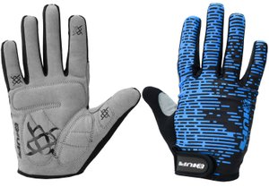 Luva Ciclismo HUPI Dedo Longo Bio Full Azul Luva Ciclismo HUPI Dedo Longo Bio Full Azul