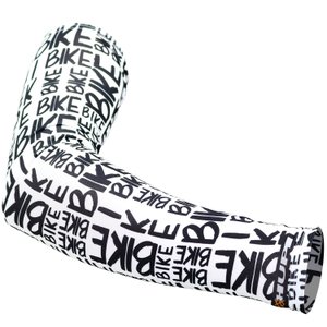 Manguito Ciclismo Bike Branco HUPI Proteção UV50+ Manguito Ciclismo Bike Branco HUPI Proteção UV50+