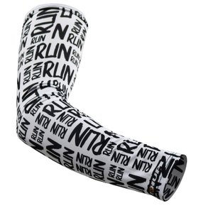 Manguito HUPI Run Branco Proteção UV50+