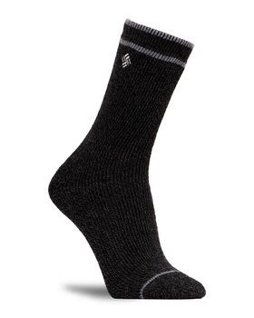 Meia Columbia Brushed Wool Fleece Crew Preta