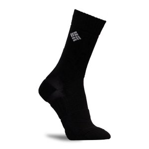 Meia Columbia Masculina Hike Crew Medium Weight Preto