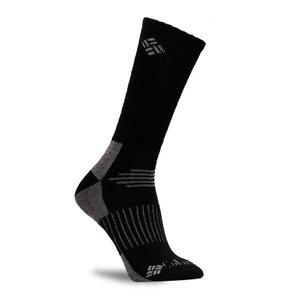 Meia Columbia Masculina Wool Crew Preto